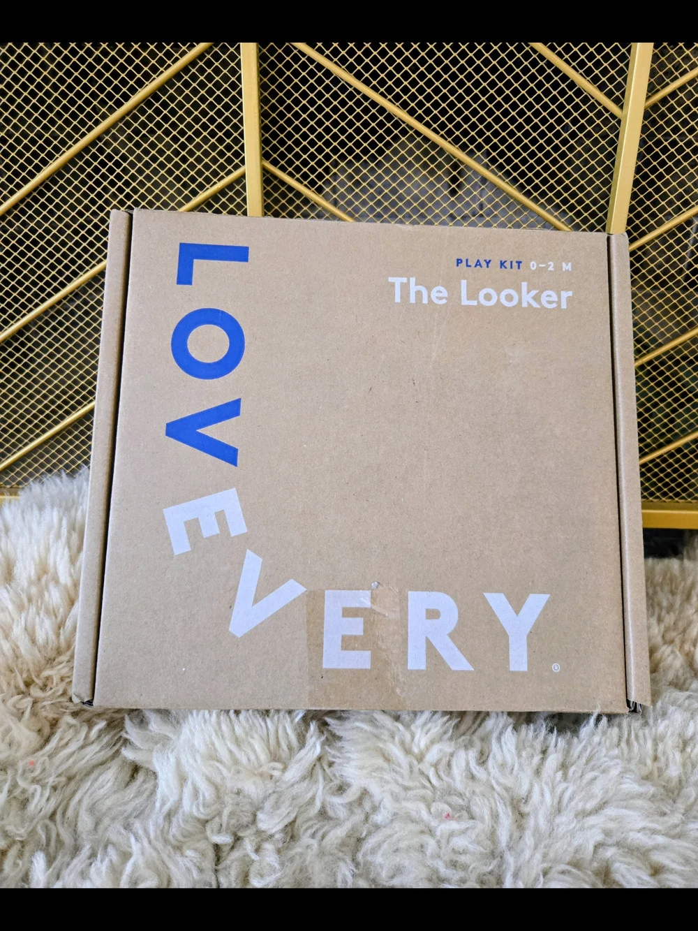 NIB Lovevery The Looker Play Kit (0-2 Months) + Bonus Book - Open Box
